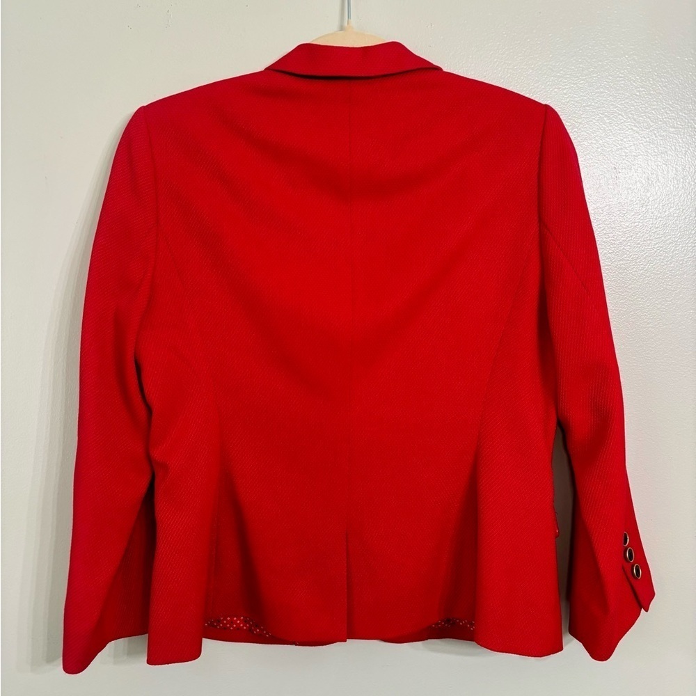 Limited Red Blazer Lined Jacket - Picture 7 of 10